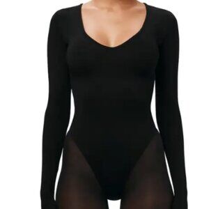 Naked Wardrobe Deep V Bodysuit